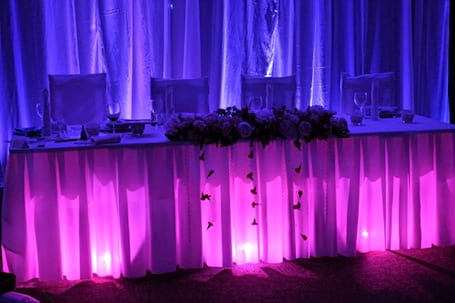 Firma na wesele: Dekoracja światłem