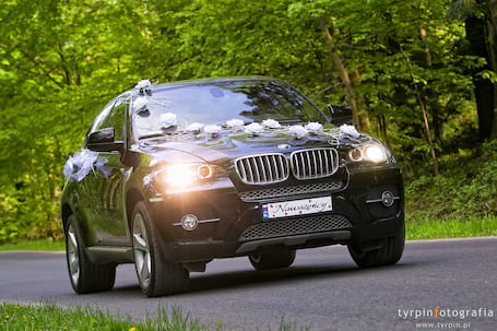 Firma na wesele: BMW X6 do ślubu