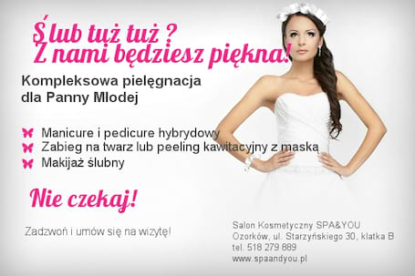 Firma na wesele: SPA&YOU Salon Kosmetyczny