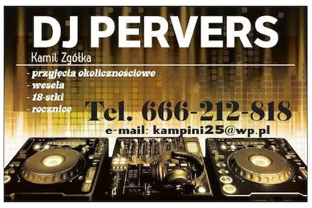 Firma na wesele: DJ PERVERS