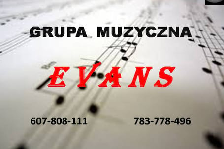 Firma na wesele: ZESPÓŁ MUZYCZNY EVANS