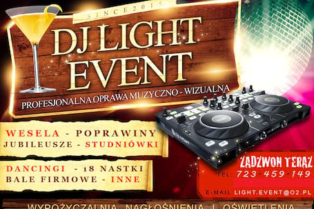 Firma na wesele: DJ Light Event