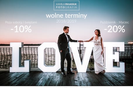 Firma na wesele: Kamila Panasiuk Fotografia