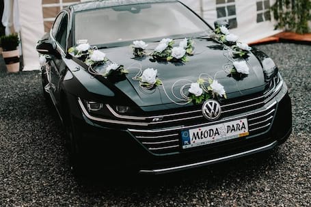 Firma na wesele: VW ARTEON R-LINE CZARNY DO ŚLUBU