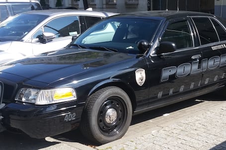 Firma na wesele: Radiowóz USA - Ford Crown Victoria