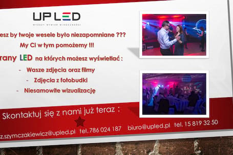 Firma na wesele: UP LED