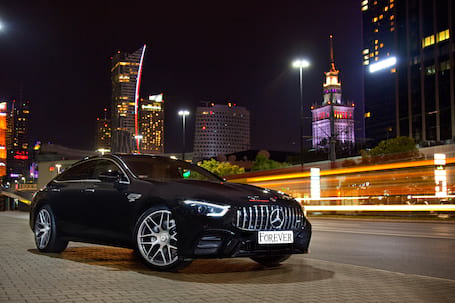 Firma na wesele: Mercedes AMG GT 4 door coupe