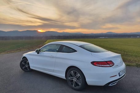 Firma na wesele: Mercedes C Coupe 2020r.