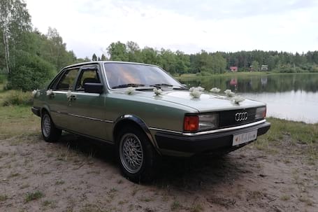 Firma na wesele: Audi 80 b2-auto z kierowcą