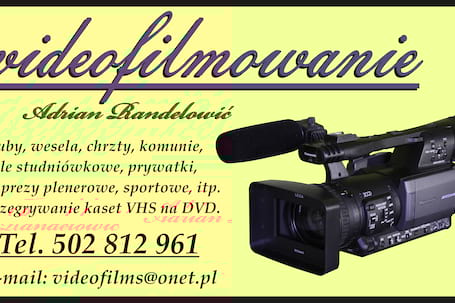 Firma na wesele: Videofilmowanie Częstochowa