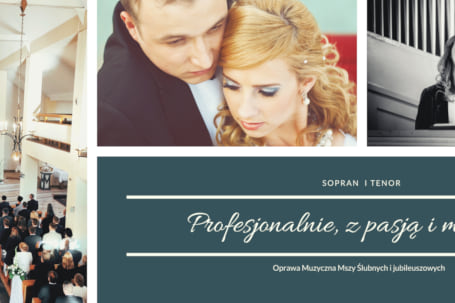 Firma na wesele: Śpiew na ślubie-Sopran i Tenor