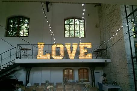 Firma na wesele: LOVE napis rustykalny boho