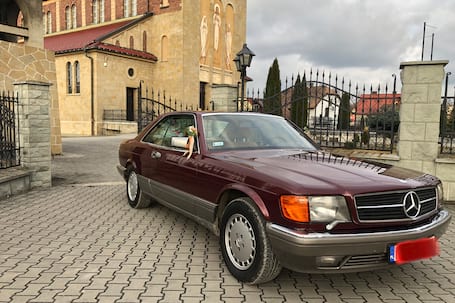 Firma na wesele: Mercedes Benz W126 SEC 560