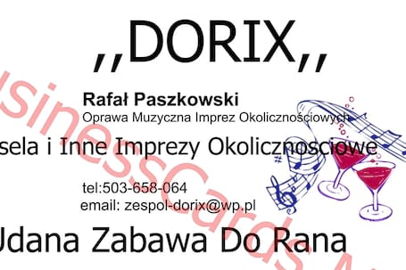 Firma na wesele: ,,DORIX,,