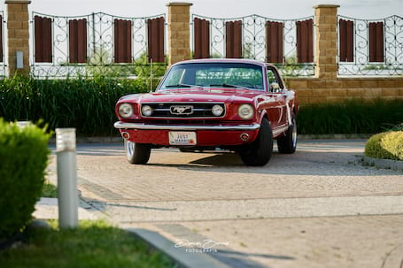 Firma na wesele: Ford Mustang na wesele. Auto na ślub