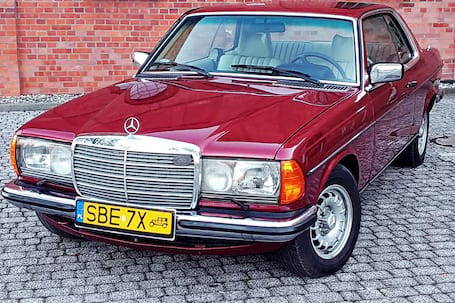 Firma na wesele: Mercedes W123 coupe