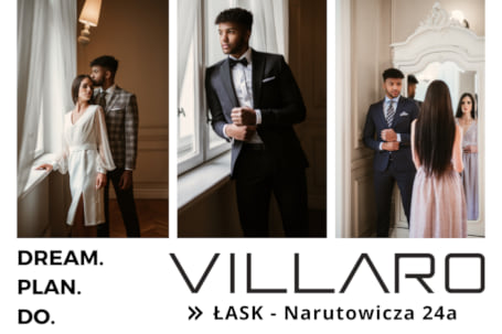 Firma na wesele: VILLARO Moda Męska Łask