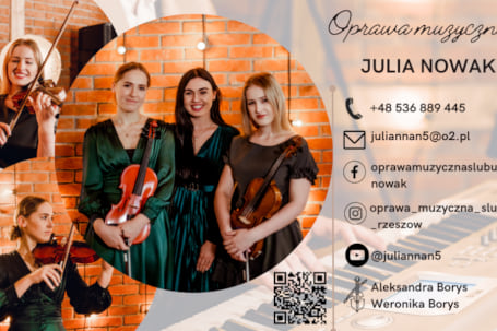 Firma na wesele: Muzyka na ślubie  - Julia Nowak