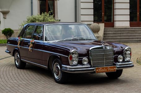 Firma na wesele: Mercedes 280 SE  Krosno