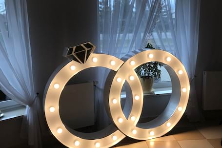 Firma na wesele: OBRĄCZKI LED 🌸