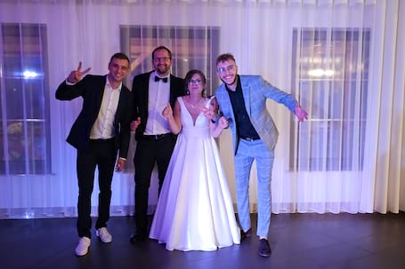 Firma na wesele: Panowie z Klasą! DJ + Wodzirej