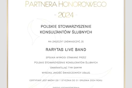 Firma na wesele: Rarytas Live Band