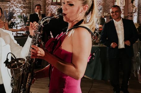 Firma na wesele: Saksofon/śpiew-muzyka na uroczystość