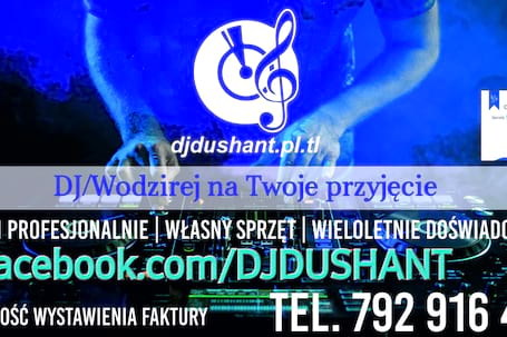 Firma na wesele: DJ/WODZIREJ DUSHANT