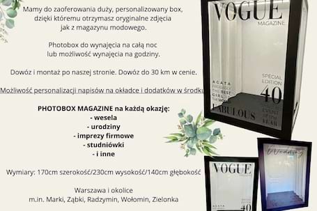 Firma na wesele: Fotobox