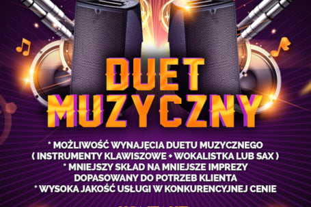 Firma na wesele: DUET MUZYCZNY M&J