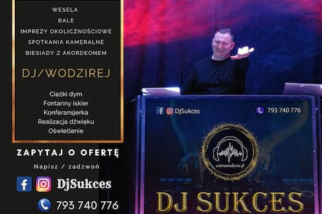 Firma na wesele: DJ Sukces - DJ & Wodzirej