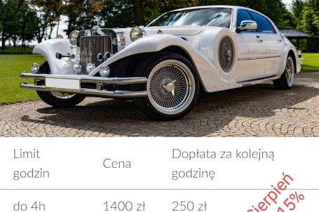 Firma na wesele: Lincoln Excalibur