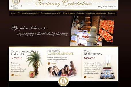 Firma na wesele: CHOCO CREAM - Fontanny czekoladowe