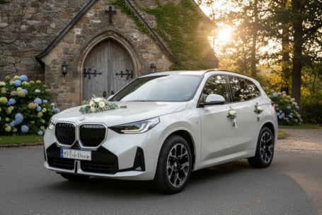 Firma na wesele: SUV BMW X3 do ślubu NOWY 2025r.