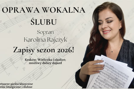 Firma na wesele: Oprawa wokalna ślubu- Sopran