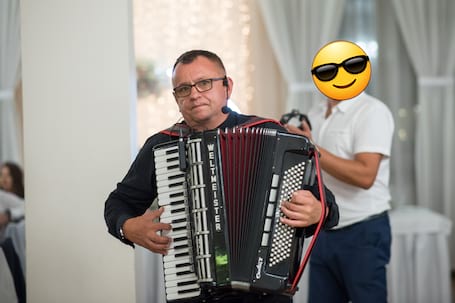 Firma na wesele: Akordeonista