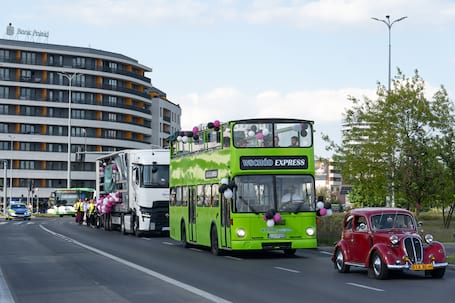 Firma na wesele: Autobus piętrowy cabrio