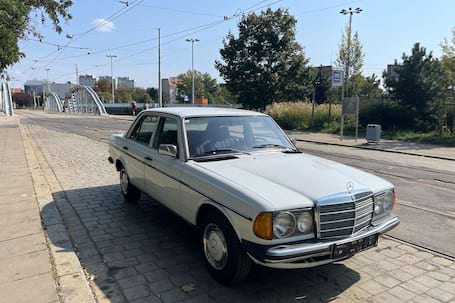 Firma na wesele: Biały Mercedes W123, prowadzisz sam!