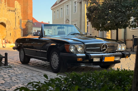 Firma na wesele: Mercedes R107, prowadzisz sam!