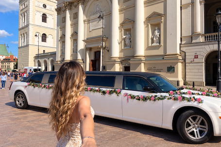 Firma na wesele: Wynajem limuzyny Chrysler