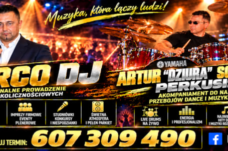 Firma na wesele: DJ MARCO & DZIURA (PERKUSISTA)