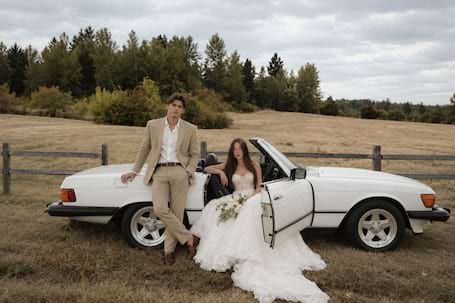 Firma na wesele: Mercedes 560SL