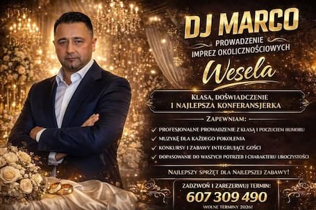 Firma na wesele: DJ MARCO & DZIURA (PERKUSISTA)