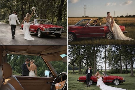 Firma na wesele: Mercedes R107