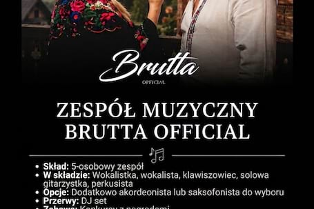 Firma na wesele: BRUTTA - Sprawdź naszego Tiktoka!