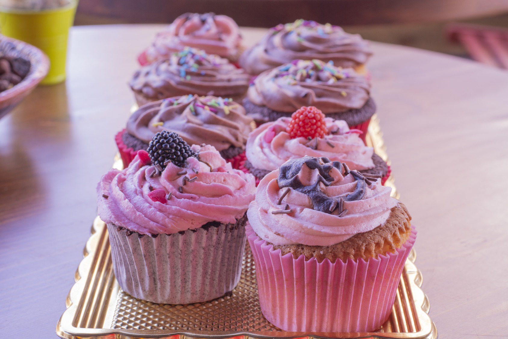 jagodowe muffiny na weselu