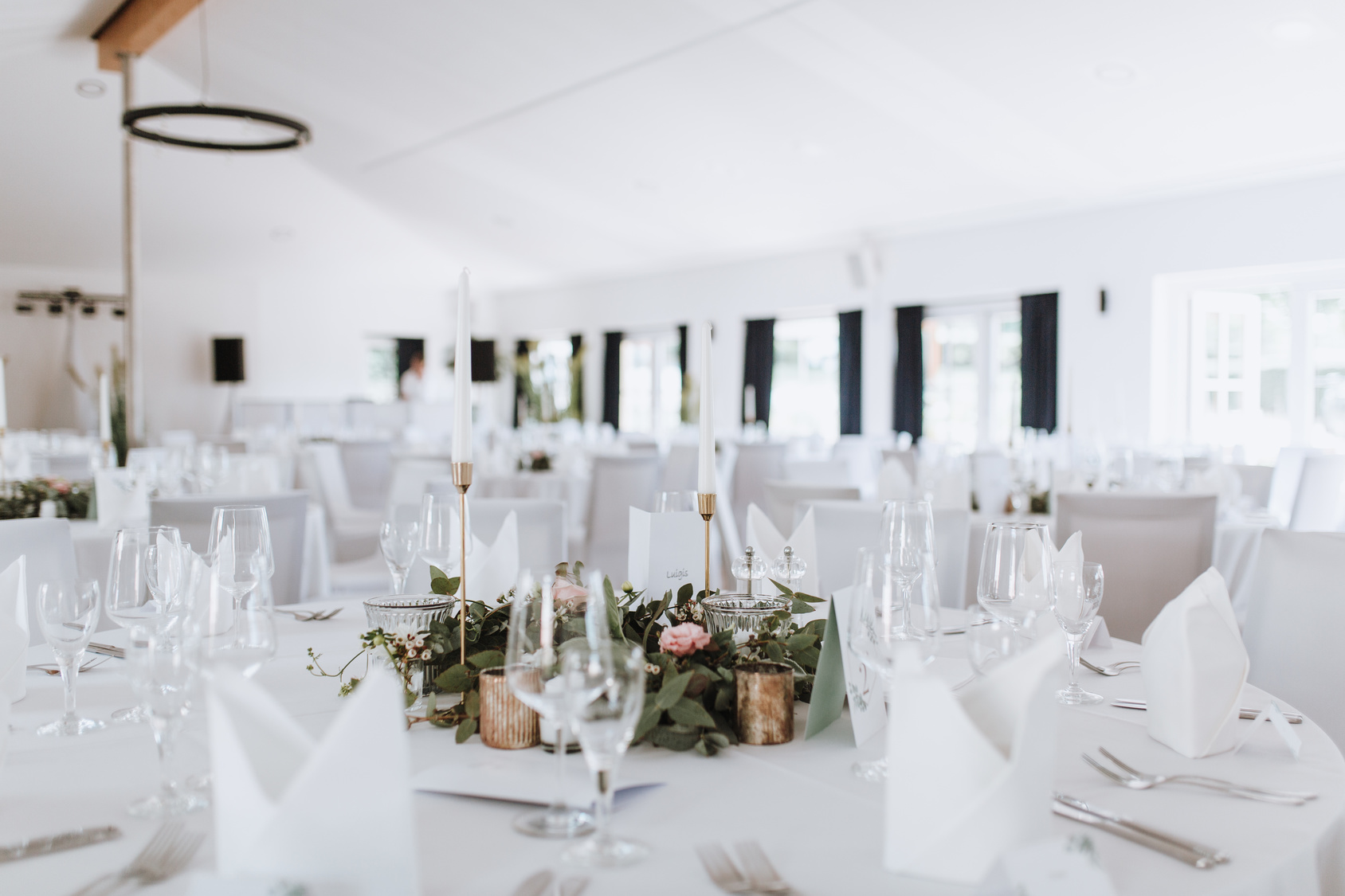 elegancka sala weselna