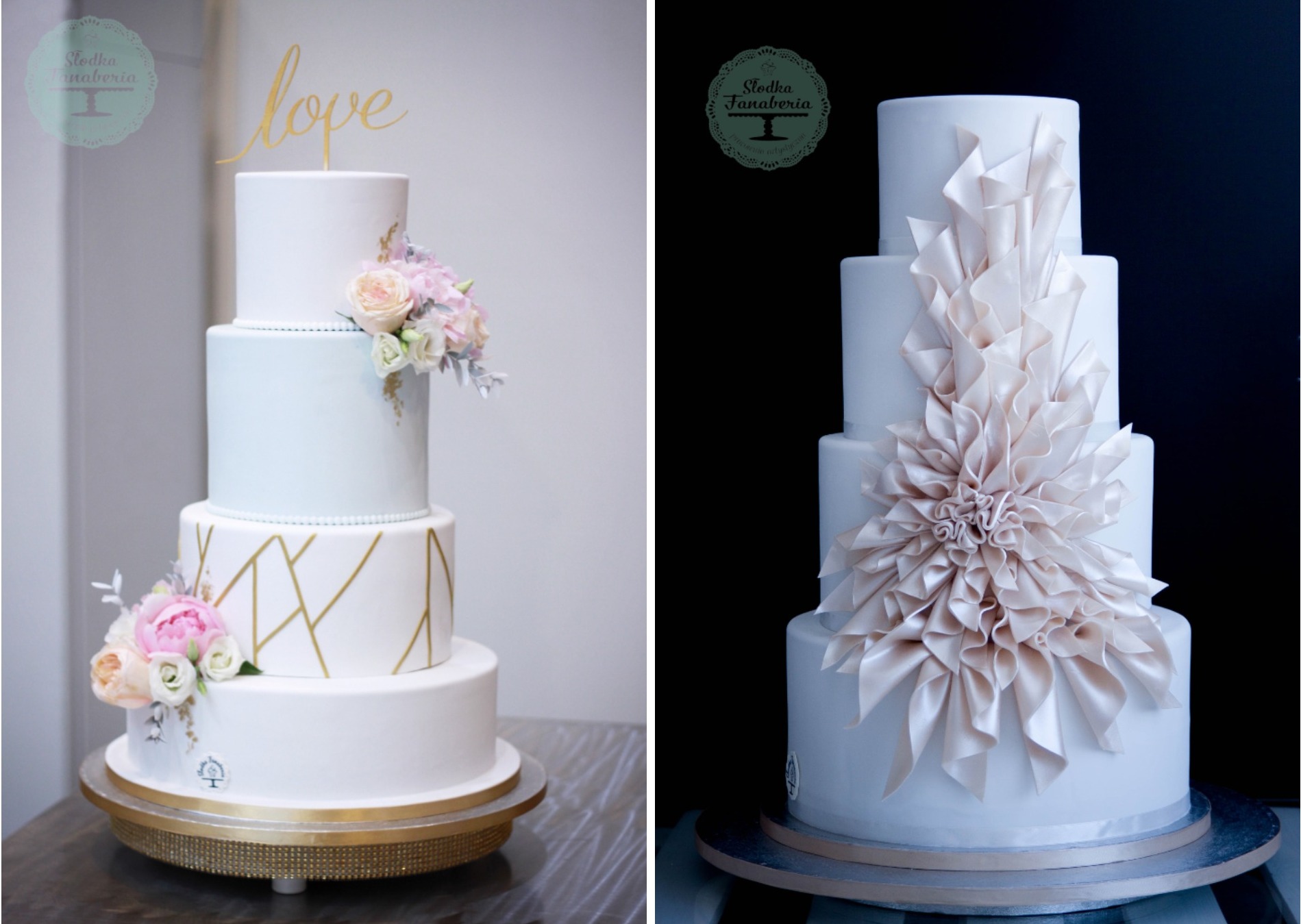 tort weselny glamour trendy ślubne