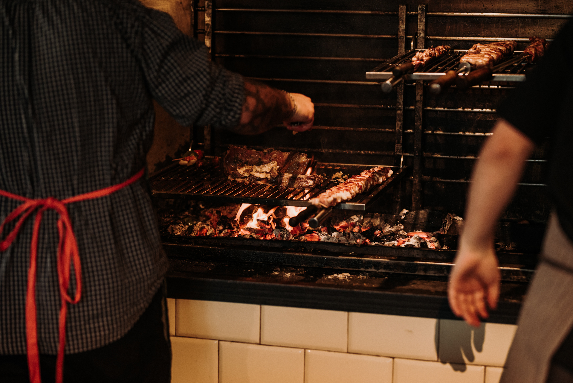 grill podczas wesela