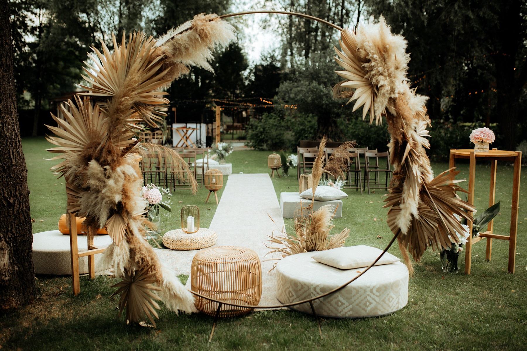 ślub w plenerze boho